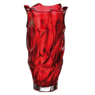 Wazon kryształ Bohemia Flamenco Red 30cm